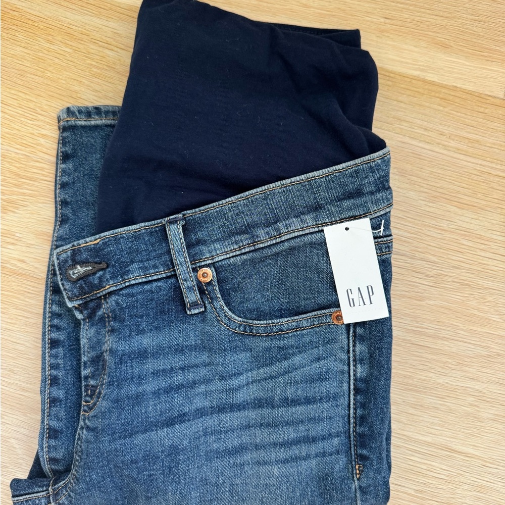 GAP Dark Blue Maternity Jeans 27 Long
